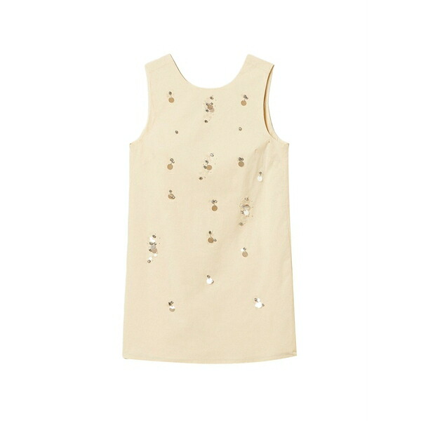 ツインセット レディース ワンピース トップス Sequin-embellished dress Neutrals｜asty 50,280円