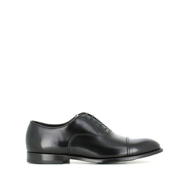 ドンカルズ メンズ 御召しものシューズ シューズ Leather oxford shoes Black