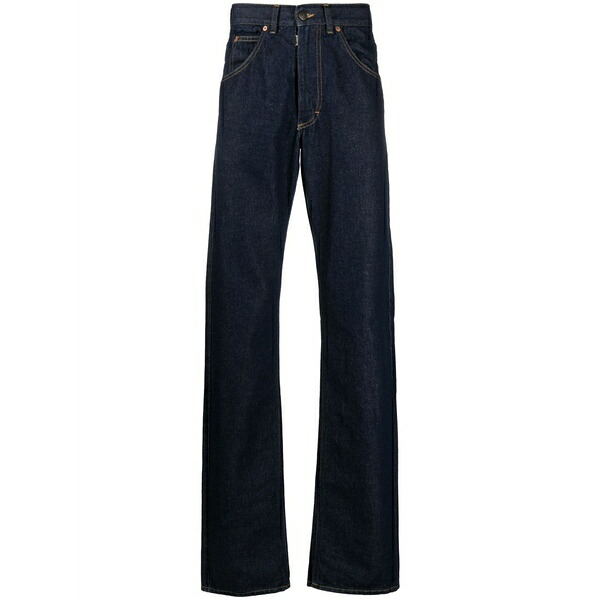 マルタンマルジェラ メンズ ジーンズズボン下 ボトムス Mid-rise straight-leg jeans Blue