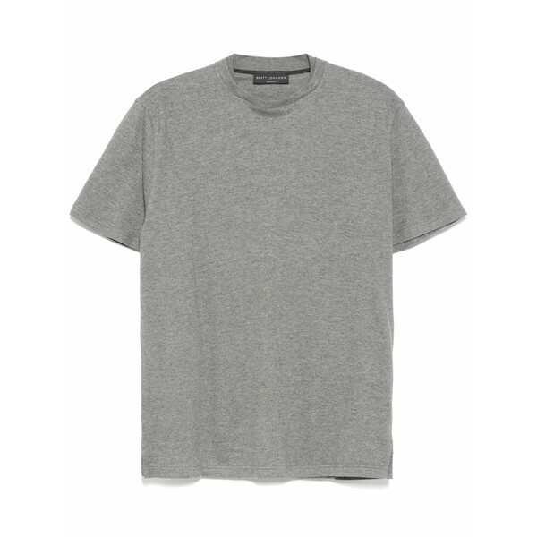ブレット ジョンソン メンズ ティーシャツ トップス Double-collar t-shirt Grey