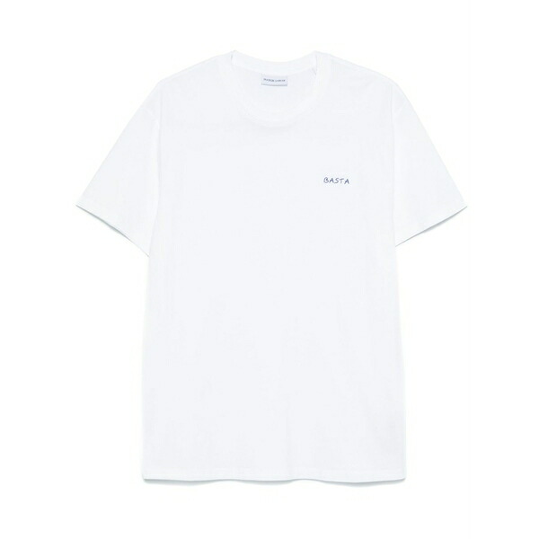 メゾンラビッシュ メンズ ティーシャツ トップス Popincourt basta t-shirt  White