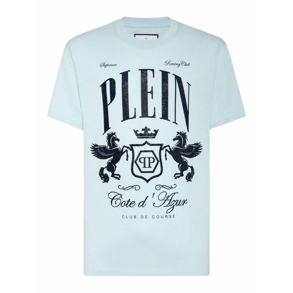 フィリップ飾り気の無い メンズ プルオーバー トップス Cote d\u0027azur t-shirt Blue