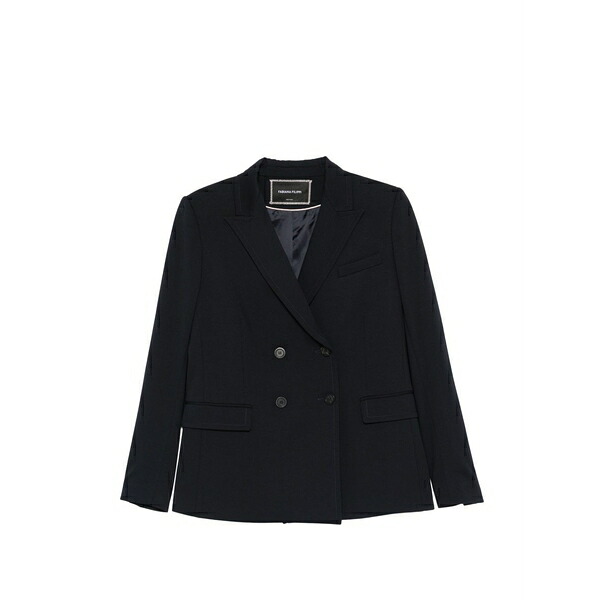ファビアナ フィリッピ レディース 上衣＆上衣 アウター Double-breasted jacket Blue