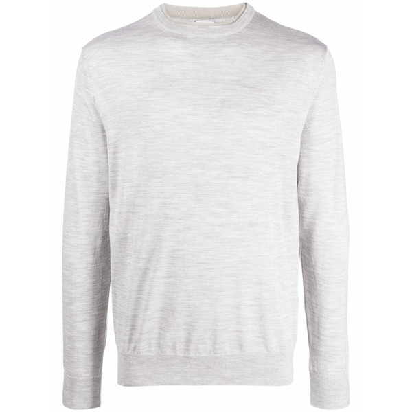 イレブンティ メンズ 編み物\u0026スウェーター アウター Fine-knit wool-blend jumper Grey