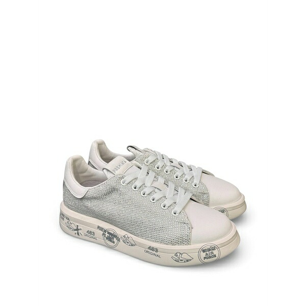 プレミアータ レディース スニーカー シューズ Belle embellished sneakers Neutrals