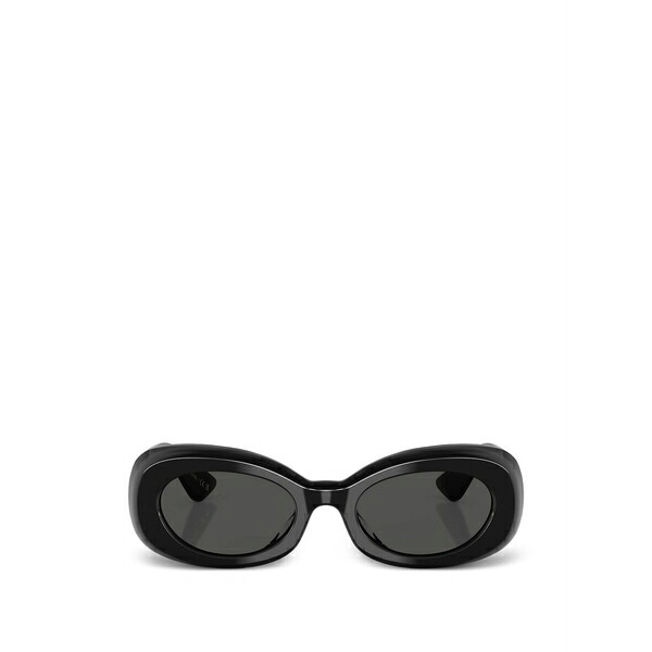 オリバーピープルズ レディース 黒眼鏡＆アイウェア 添え物 Oval-frame sunglasses Black
