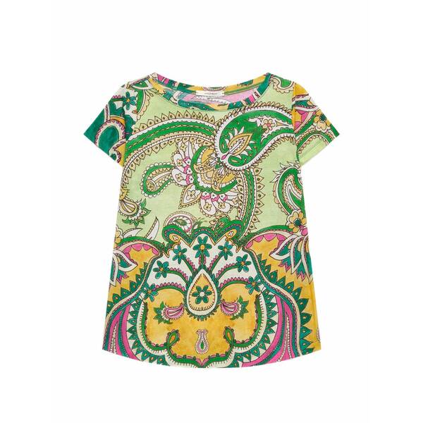 マリパルミ レディース ティーシャツ トップス  paisley-print flared t-shirt Green
