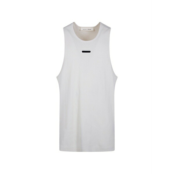 エフオージーエッセンシャルズ メンズ ティーシャツ トップス Patch-detail vest Neutrals
