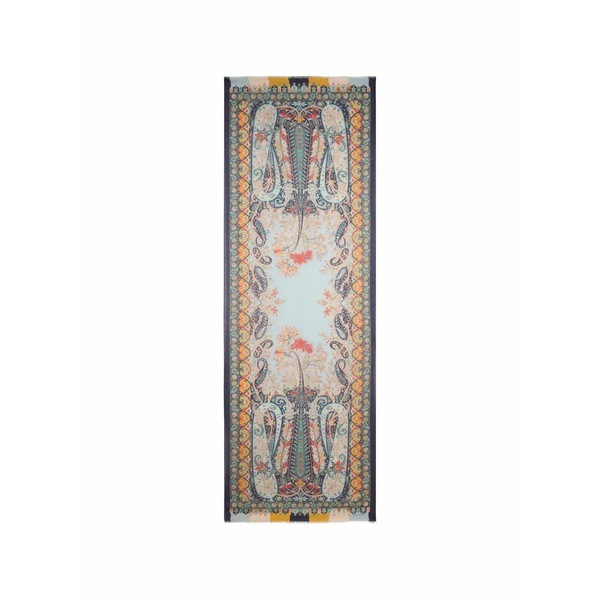 エトロ メンズ えり巻き・袈裟・えり巻き 付属物 Paisley-print scarf Blue