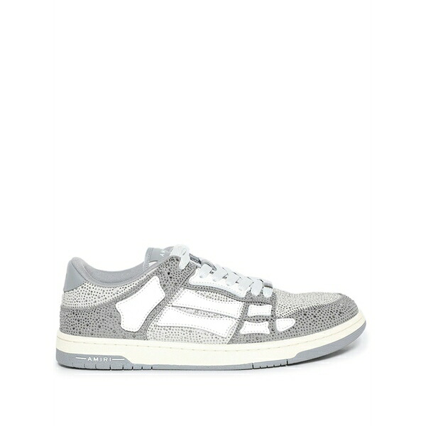 アミリ メンズ スニーカー シューズ Crystal skel top sneakers Grey｜asty