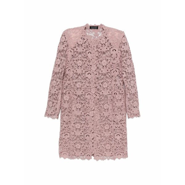ジャンルカ・カパンノロ レディース 厚地の外套 アウター Charlotte floral-lace coat Pink