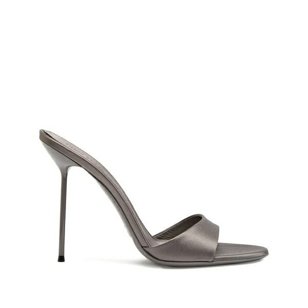 光の都市一つ星の州 レディース サンダル シューズ 105粍 lidia mules Grey