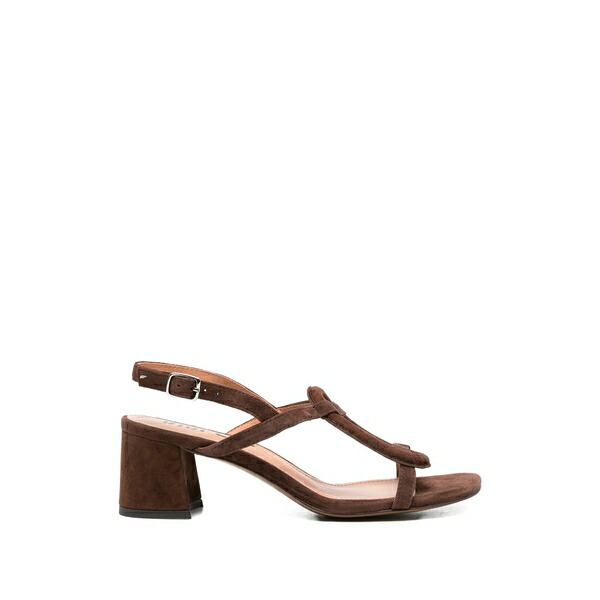 ビビロウ レディース サンダル シューズ Block-heel sandals Brown