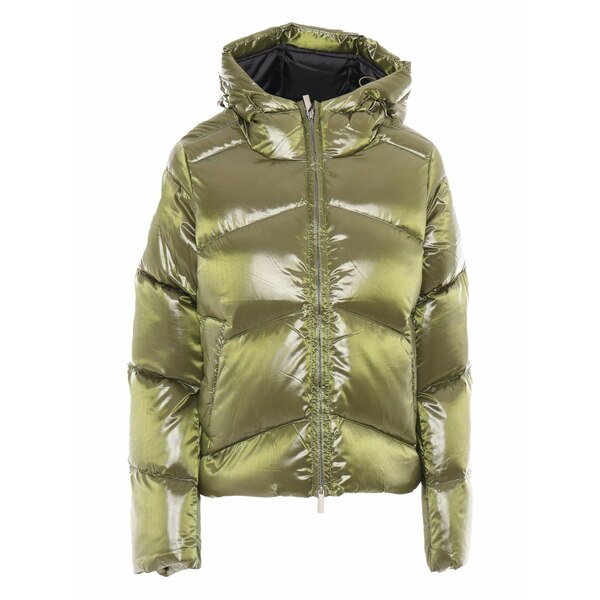 ケイ通い路 レディース 上衣＆上衣 アウター Ninev crystal-chintz puffer jacket Green