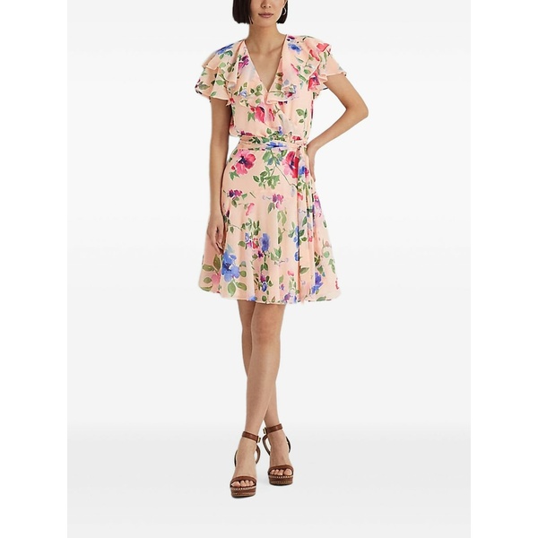 ラルフローレン レディース 衣装 トップス Floral-print dress Pink