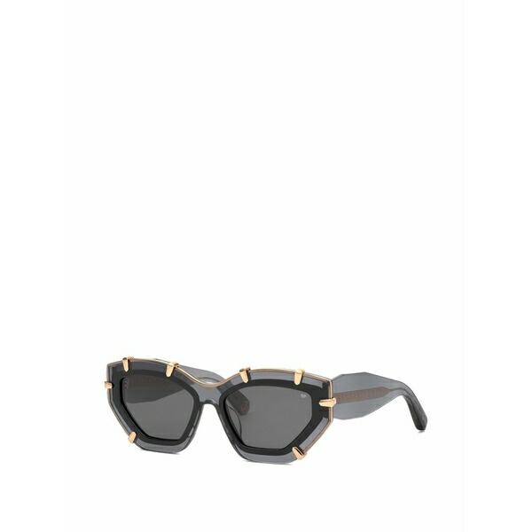 フィリップ飾り気のない レディース 黒眼鏡＆アイウェア 付属物 Cat-eye sunglasses Grey