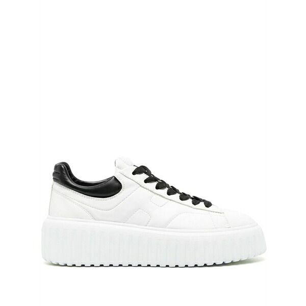 ホー鵞鳥 レディース スニーカー シューズ H-stripes low-top sneakers White