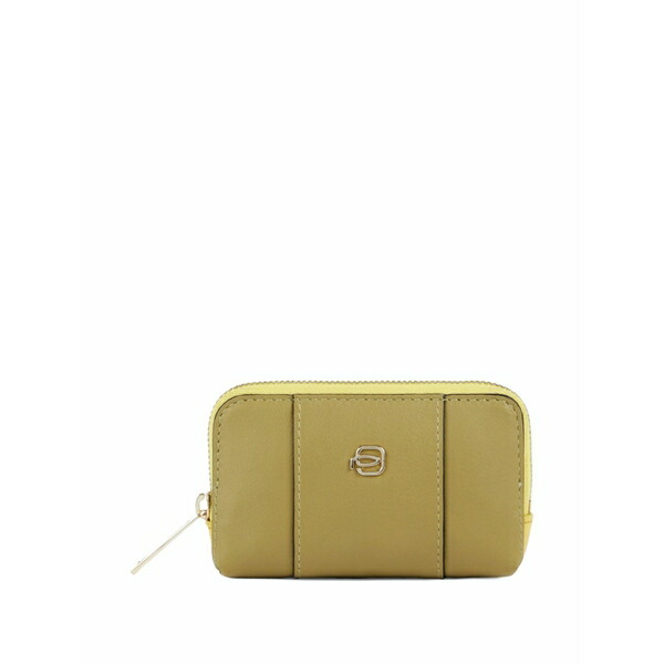 ピークアドロ  レディース 金入れ 付属物 Logo-detail keyholder case Green