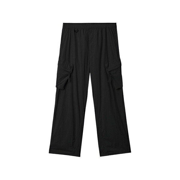 イズエ メンズ 心地よいズボン下 ボトムス Cargo-pocket trousers Black