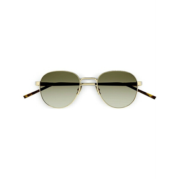 サンローラン アイウェア メンズ サングラス・アイウェア 付属物 Logo-engraved sunglasses  Gold