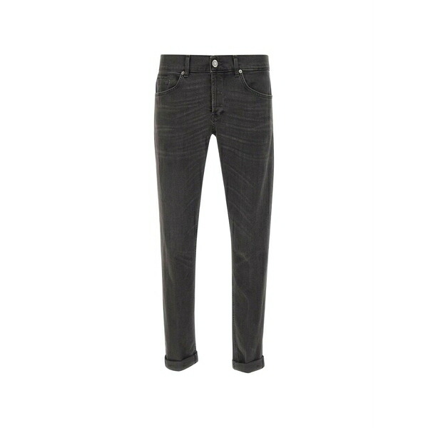 ドンダップ メンズ ジーンズズボン下 ボトムス George slim-fit jeans Black