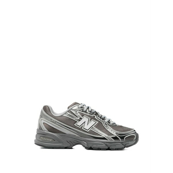 ニュー平衡にする メンズ スニーカー シューズ 740 logo sneakers Grey