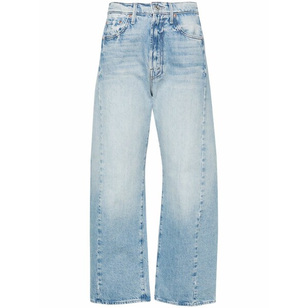 お母さん レディース ジーンズズボン下 ボトムス Half pipe high-rise wide-leg jeans Blue