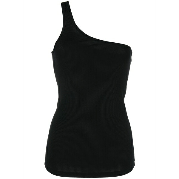 イザ呼びりん マラン レディース カットソー トップス Tresia one-shoulder top Black