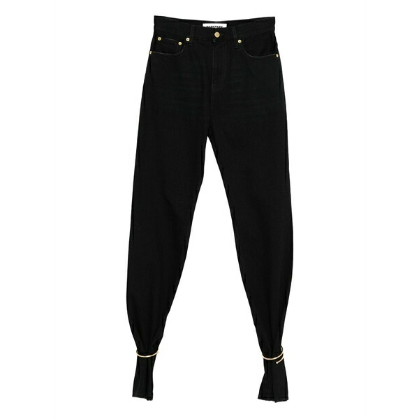 暗然たる運動場 レディース ジーンズズボン下 ボトムス Marion jeans Black
