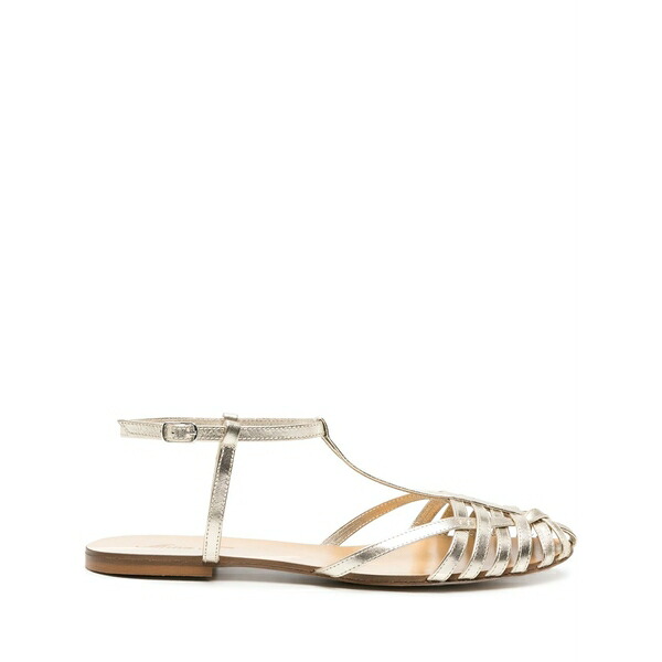 アンナ・エフ レディース サンダル シューズ 512 leather sandals Gold
