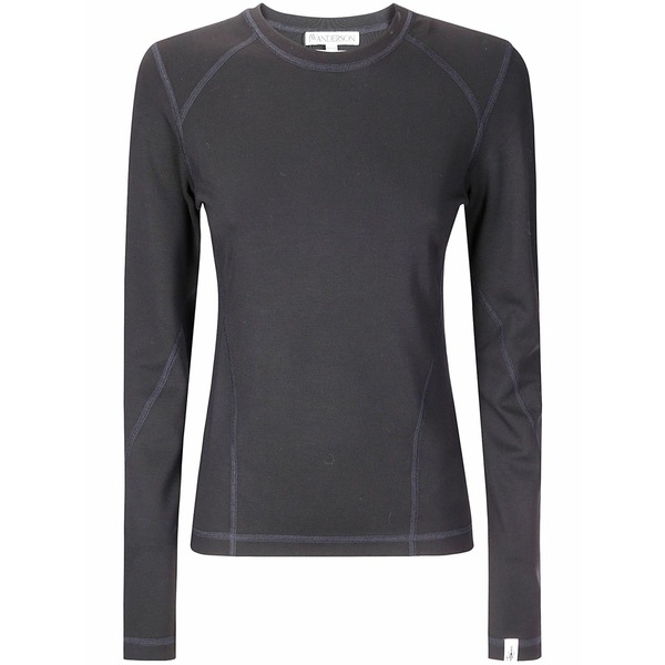 J.W.アンダーソン レディース ティーシャツ トップス Contrast-stitching top  Grey
