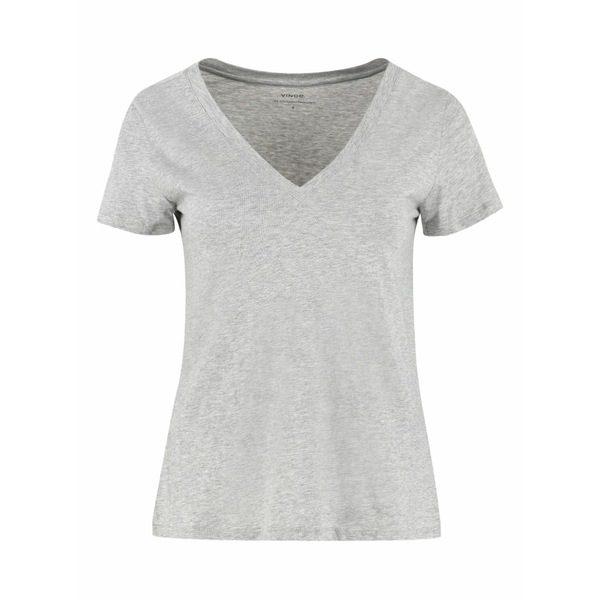 ヴィンス レディース プルオーバー トップス V-neck t-shirt Grey