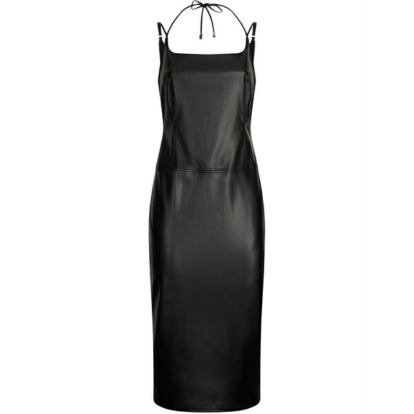リュージョー レディース 衣裳 トップス Coated dress Black