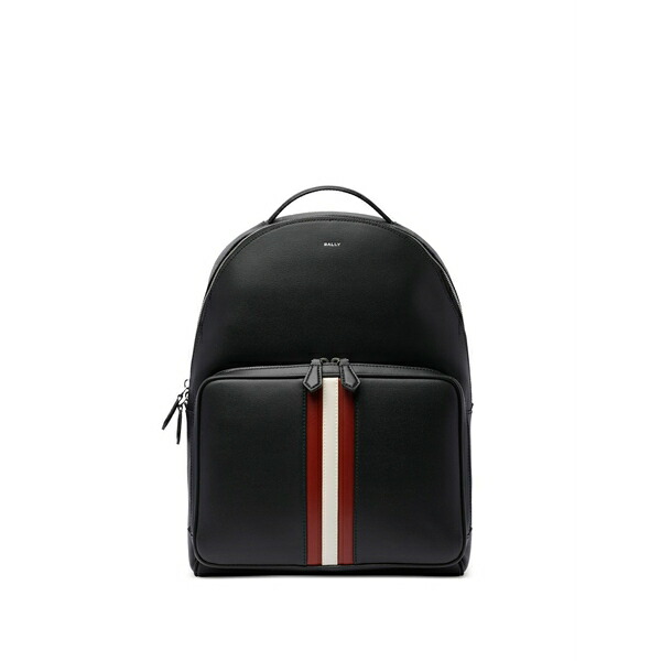 バリー メンズ うしろ側風呂敷き包み・背嚢 御徒面子 Mythos stripe-detail backpack Black