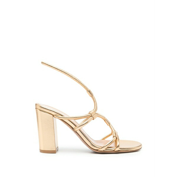 ジャンヴィト ロッシ レディース サンダル シューズ Open-toe heeled sandals Gold