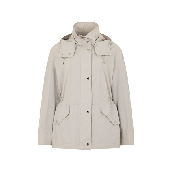ムーレー レディース 上衣＆上衣 アウター Lightweight hooded jacket Neutrals