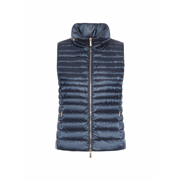 ムーレー レディース 上衣＆上衣 アウター Quilted-design gilet Blue