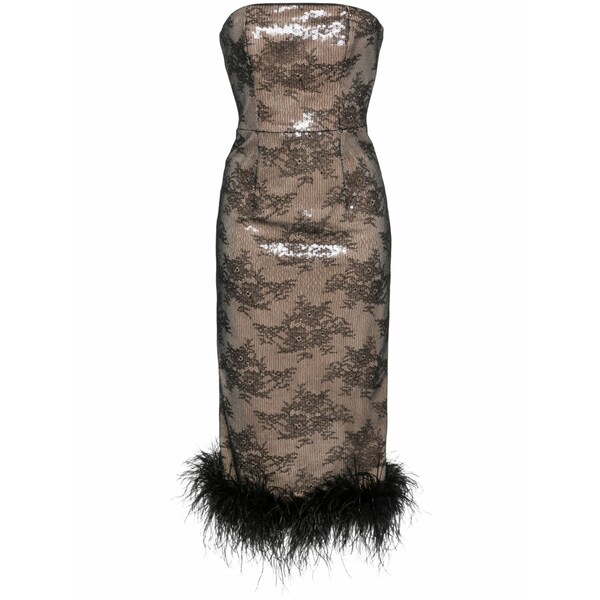 ニッサ レディース 衣装 トップス Sequined lace MIDI dress Black