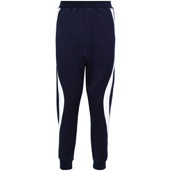 ディースクエアード メンズ 心地好いズボン下 ボトムス Dean contrasting-trim track pants Blue
