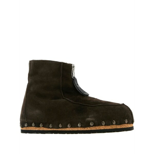 マリアーノ メンズ ブーツ シューズ Zip-fastening suede ankle boots Brown