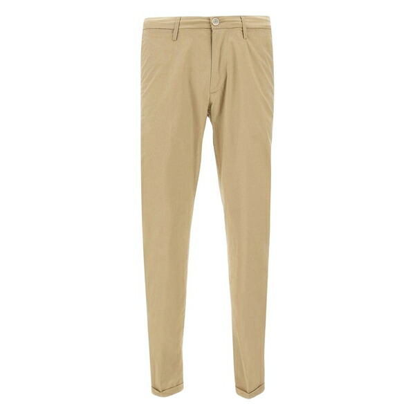 レアッシュ メンズ 心地よいズボン下 ボトムス Stretch cuffed trousers Neutrals