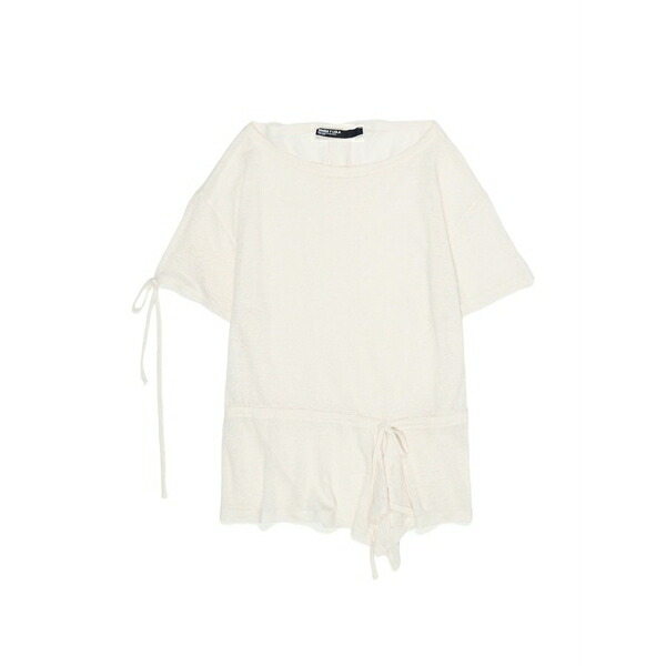 ビンバ イ ローラ レディース プルオーバー トップス Tie-fastening drawstring top Neutrals