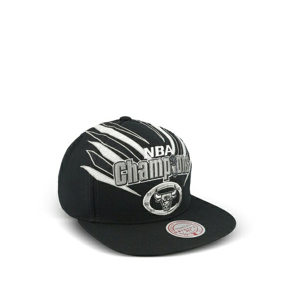 ミッチェル\u0026ネス メンズ 鳥打ち帽 付属物 Chicago bulls 1998 championship flipside snapback cap Black
