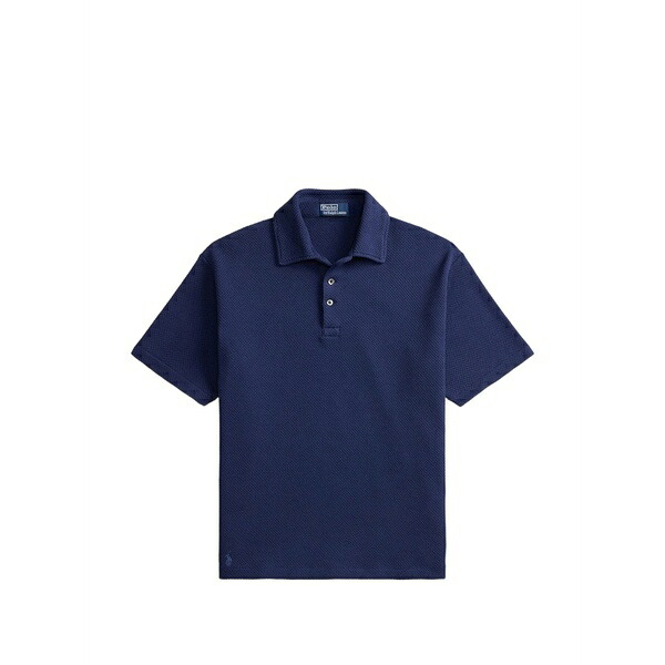 ラルフローレン メンズ スポーツシャツ トップス Textured polo shirt Blue