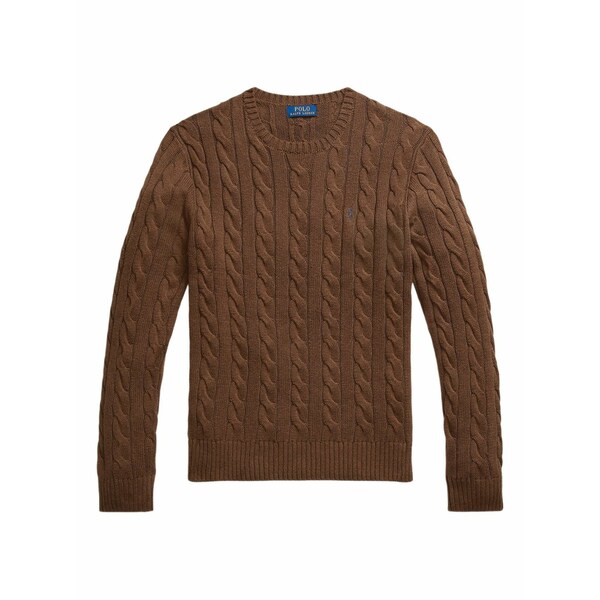 ラルフローレン メンズ 編み物\u0026プルオーバー アウター Cable-knit sweater Brown