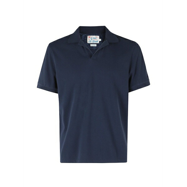 エムシーツーセイントバース メンズ スポーツシャツ トップス Charles piqu￡ polo shirt Blue