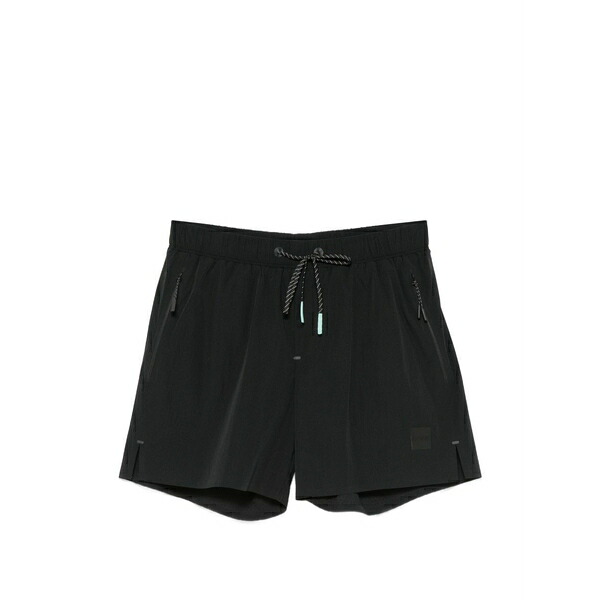 アウゼア メンズ 心地よいズボン下 ボトムス Drawstring shorts Black