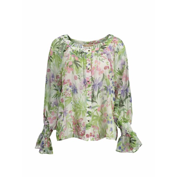 コッカ レディース プルオーバー トップス Floral-print blouse Green