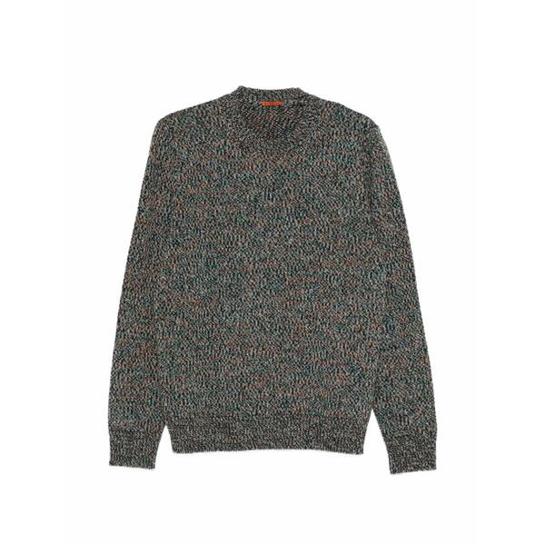 バレナ メンズ 編み物\u0026プルオーバー アウター Crew-neck sweater Green