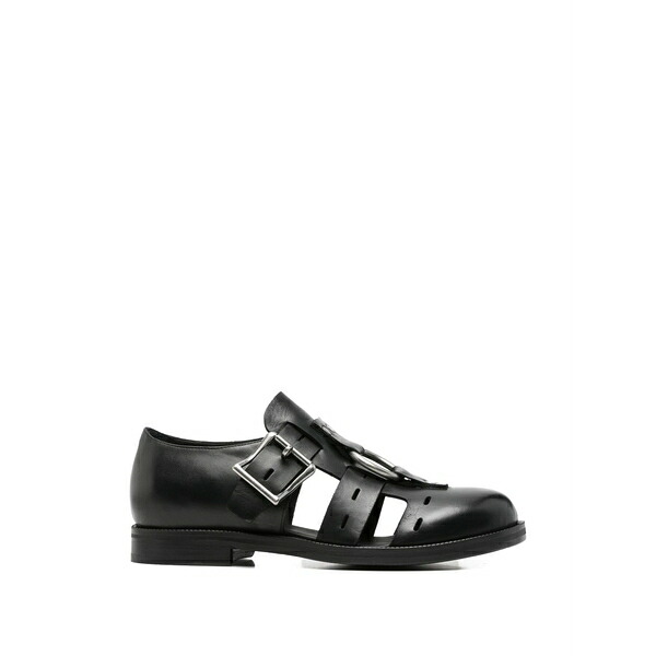 マーティン・さくら色 メンズ サンダル シューズ Bondage belt sandals Black